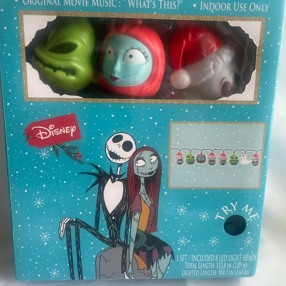 Disney The Nightmare Before Christmas Character String Lights - Multicolor